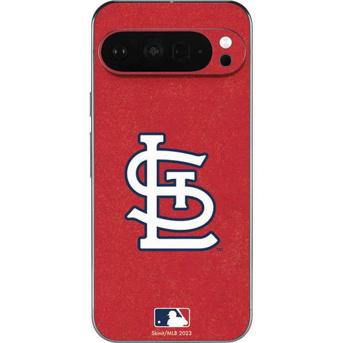MLB St. Louis Cardinals - Solid Distressed Pixel 9 Pro XL Skin